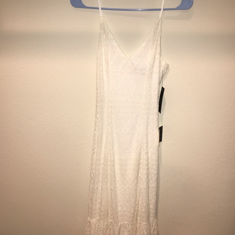 Chic White Lace Dress